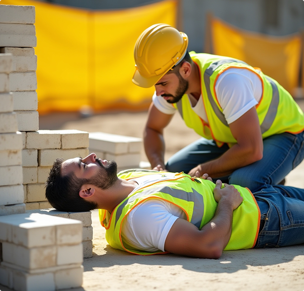 Injury on construction site